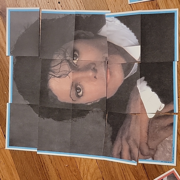 Vintage 1984 Topps Michael Jackson trading card stickers with puzzle back - Picture 7 of 10